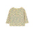 Mini Apples AOP Rib Baby Tee Mellow Yellow