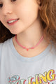 Neck. Sparkly Heart On A Cord