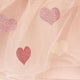 Tullie Skirt Heart Rose Glitter