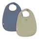 2 Pack Dinner Bib Tea Stripe Flint Stone