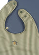 2 Pack Dinner Bib Tea Stripe Flint Stone