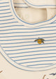 Basic 2 Pack Bib Kubi Stripe Blue