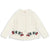 Minia Frill Cardigan Bright White