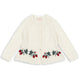 Minia Frill Cardigan Bright White