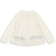 Minia Frill Cardigan Bright White