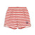 Asnou Swim Shorts Stripe Rouge