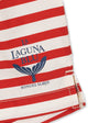 Asnou Swim Shorts Stripe Rouge