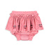 Bobbi Frill Swim Shorts Mahogany Rose