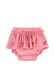 Bobbi Frill Swim Shorts Mahogany Rose