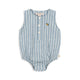 Elliot Romper Trio Bleu Stripe