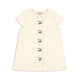 Evia Cherry Dress Cloud Cream