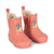 Roi Printed Rain Boot Coeur Feathers