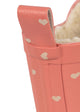 Roi Printed Rain Boot Coeur Feathers