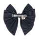 Rose Rouge Bow Hair Clip Dot Nuit