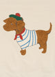 Spotty Sweat Shirt Brown Rice