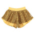 Animal Print Shorts Mustard