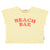 PIUPIUCHICK "Beach Bar" Baby T-Shirt Light Yellow