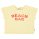 PIUPIUCHICK "Beach Bar" Baby T-Shirt Light Yellow