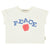 PIUPIUCHICK "Peace" T-Shirt Ecru SMOL