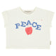 PIUPIUCHICK "Peace" T-Shirt Ecru SMOL