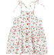 PIPIUCHICK Red Flowers Short Dress Ecru available at smol