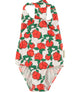 PIUPIUCHICK Red Roses Swimsuit Ecru available at smol