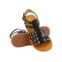 Plagette Stud Nappa Noir