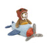 Pilot Bear And Plane Blue