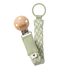Bibs Pacifier Clip Sage/Ivory