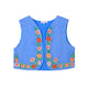 Palma Gilet Stripe Iris Blue