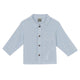 Children's light blue checkered shirt with buttons 