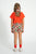 "Amour" Peter Pan Collar T-Shirt Red