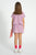Cherries Peter Pan Collar Baby Shirt Lilac
