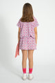 Cherries Peter Pan Collar Baby Shirt Lilac