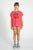 Cherry Sleevless Sweatshirt Pink