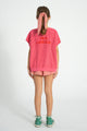 Cherry Sleevless Sweatshirt Pink