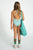 "Peace" Swimsuit Green Chekered