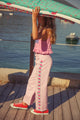 Flare Trousers Lilac