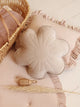 Soft Velvet Cushion with Frill Latte