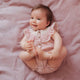 Jade Baby Rompers Tartan Joy Fuchsia