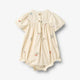 Margit Romper Ivory Embroidery Flowers