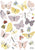 Preorder 40 to 45 days Butterflies & Insects A3 Sticker Sheet