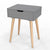 Single Bed Side Table Dark Grey