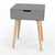 Single Bed Side Table Dark Grey