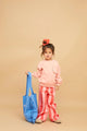 Flare Denim Stripes Pants Grenadine