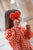 Heart Scrunchie Grenadine