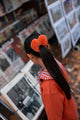 Heart Scrunchie Grenadine