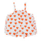 Hearts Baby Dungaree Off White