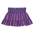 Mini Skirt Vertical Stripes Rasberry