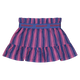 Mini Skirt Vertical Stripes Rasberry